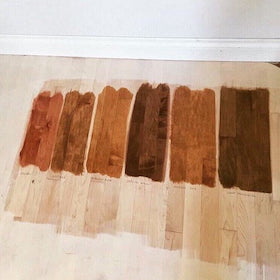 3. Staining Hardwood Floors in Floral Park, NY