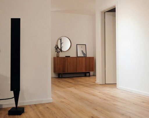 Clean wood floor after hair dye removal showing a restored surface and even natural appearance